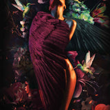 Glasschilderij - 120x80cm - Exclusive - Model - Elizabeth Fly Queen