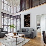 Glasschilderij - 120x80cm - Exclusive - Model - Familia Criminal