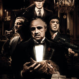 Glasschilderij - 120x80cm - Exclusive - Model - Familia Criminal