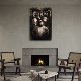 Glasschilderij - 120x80cm - Exclusive - Model - Old Skool Rappers