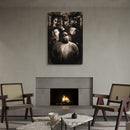 Glasschilderij - 120x80cm - Exclusive - Model - Old Skool Rappers