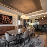 Glasschilderij - 150x100 / 120x80cm - Exclusive - KRUGER - Dieren - ADAM Leeuwen Familie