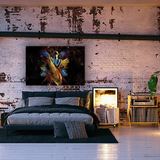 Glasschilderij - 150x100 / 120x80cm (liggend) - Exclusive - Model - Elizabeth Fly