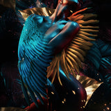 Glasschilderij - 150x100 / 120x80cm (staand) - Exclusive - Model - Blue Lagoon