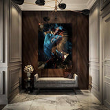 Glasschilderij - 150x100 / 120x80cm (staand) - Exclusive - Model - Blue Lagoon