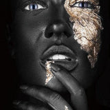 Glasschilderij - 160x110 / 120x80cm - Model - Noir Gold