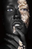 Glasschilderij - 160x110 / 120x80cm - Model - Noir Gold