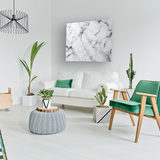 Glasschilderij - Exclusive - Liggend - Marmer Abstract Black Gold