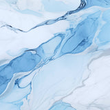 Glasschilderij - Exclusive - Liggend - Marmer Blauw Allicante