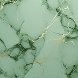 Glasschilderij - Exclusive - Liggend - Marmer Groen Goud