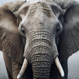 Glasschilderij - Exclusive - Liggend - Olifant Gelder