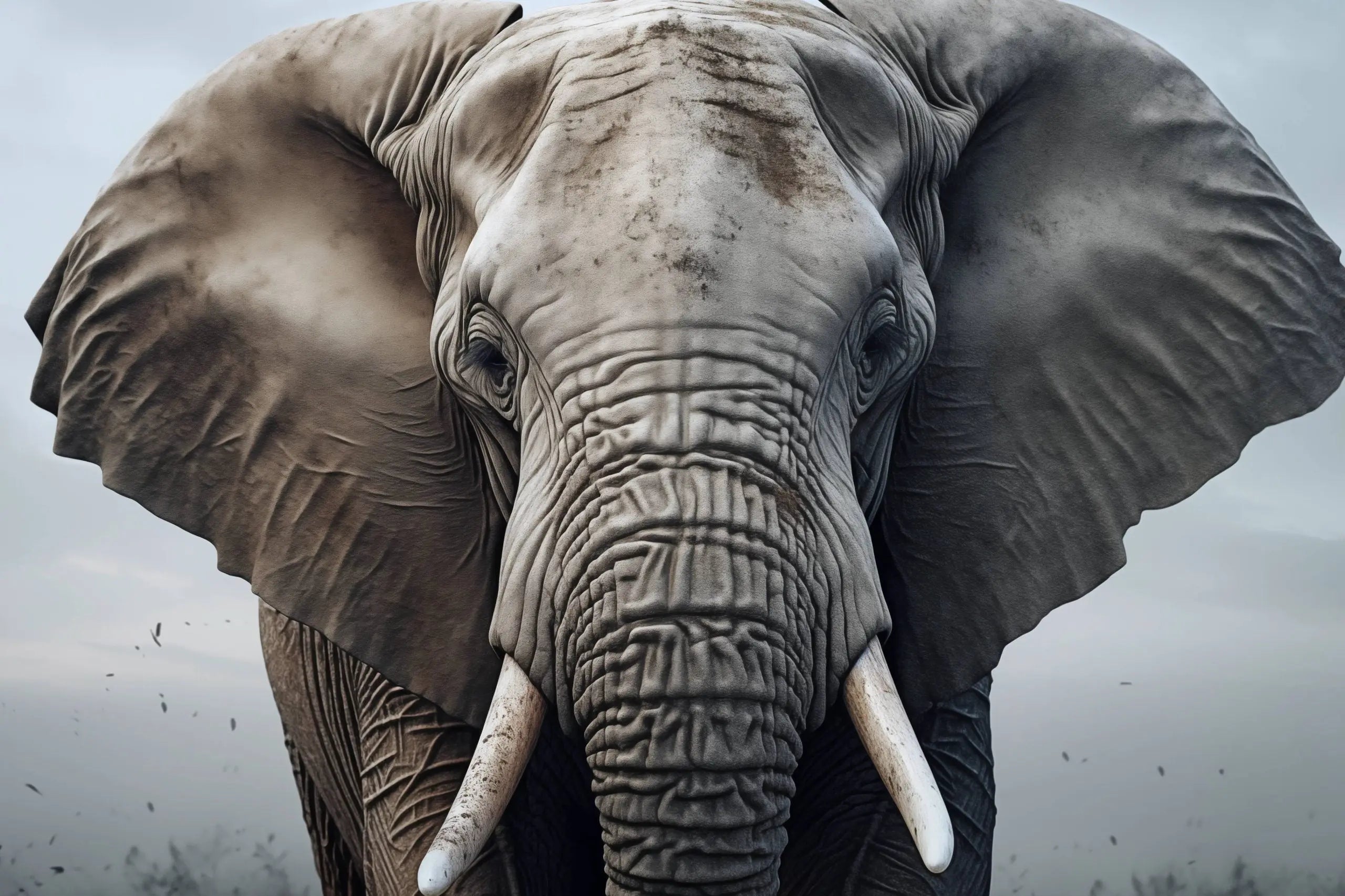 Glasschilderij - Exclusive - Liggend - Olifant Gelder