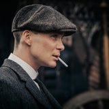 Glasschilderij - Exclusive - Liggend - Peaky Blinders Smoke