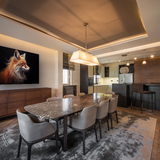 Glasschilderij - Exclusive - Liggend - Vos Side