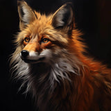 Glasschilderij - Exclusive - Liggend - Vos Tox