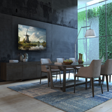 Glasschilderij - Exclusive - Liggend - Windmolen Natuur