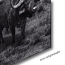 Glasschilderij - 80x120cm - Exclusive - Dieren The Big 5