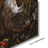 Glasschilderij - 150x100 / 120x80cm - Exclusive - Dieren - BIG 5 Alpha