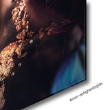 Glasschilderij - 120x80 cm - Exclusive - 3-Luik Butterfly Allison