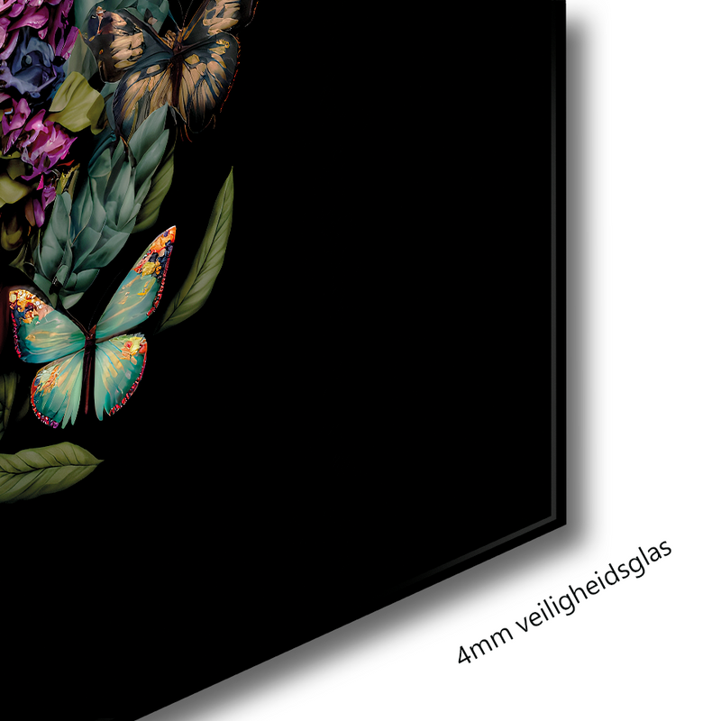 Glasschilderij - 100x150 / 80x120 / 60x90cm (liggend) - Exclusive - Luna Green