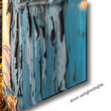 Glasschilderij - Exclusive - Liggend - Urbex Schoonheid van Verval