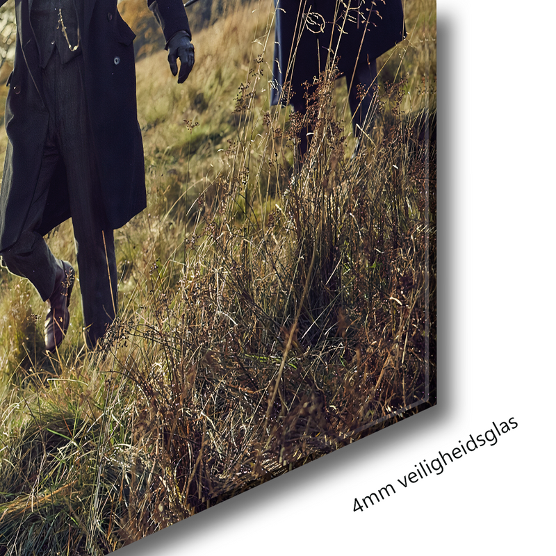 Glasschilderij - Exclusive - Liggend - Peaky Blinders Familie