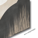 Glasschilderij - Exclusive - Liggend - Hoek van Licht - (Japandi Stijl)