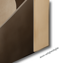 Glasschilderij - Exclusive - Liggend - Subtiele Golf (Japandi Stijl)