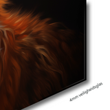 Glasschilderij - Exclusive - Liggend - Vos Tox