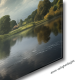 Glasschilderij - Exclusive - Liggend - Windmolen Natuur