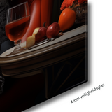 Glasschilderij - Exclusive - Liggend - Velvet Viola