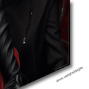 Glasschilderij - Exclusive - Liggend - Red Velvet Models