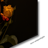 Glasschilderij - Exclusive - Liggend - Gouden Hart