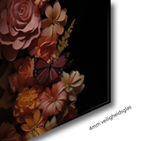 Glasschilderij - Exclusive - Staand - Giraf Zuid-Afrika