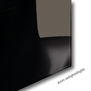 Glasschilderij - Exclusive - Staand - Abstract Vrouw Goud Jane