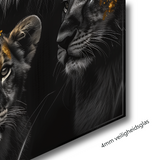 Glasschilderij - Exclusive - Staand - Titel