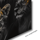 Glasschilderij - Exclusive - Staand - Titel