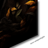 Glasschilderij - Exclusive - Staand - Leeuwenfamilie 2 Welpen Jack