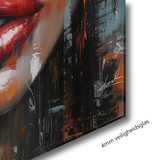 Glasschilderij - Exclusive - Staand - de Wildheid