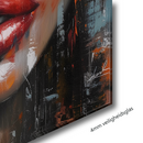 Glasschilderij - Exclusive - Staand - de Wildheid