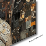 Glasschilderij - Exclusive - Staand - de Mist