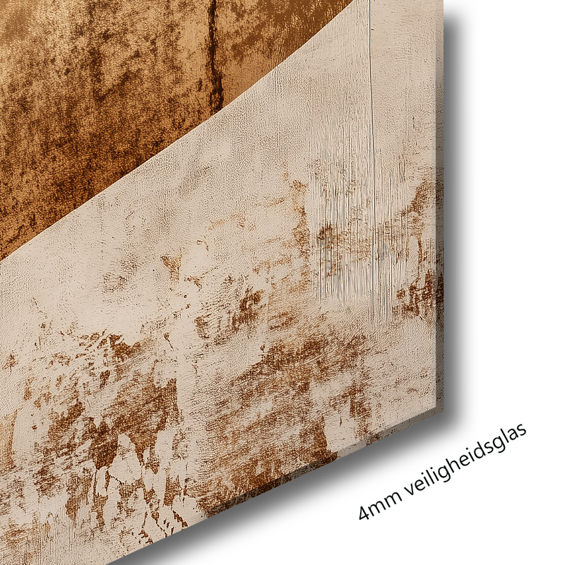 Glasschilderij - Exclusive - Staand - van Rust (Japandi Stijl)