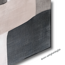 Glasschilderij - Exclusive - Staand - Fluisterende Texturen (Japandi Stijl)