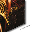 Glasschilderij - 100x150 / 80x120cm - Exclusive - Model - Elizabeth Fly - Colorful