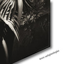 Glasschilderij - 100x150 / 80x120cm - Exclusive - Model - Elizabeth Fly - Vrouw met Vleugels