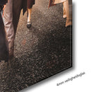 Glasschilderij - 100x150cm - Exclusive - Movie Peaky Blinders Gangsters