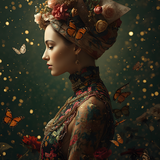 Glas schilderij high fashion