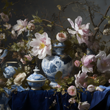 Glas schilderij fineart stillife