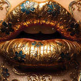 Glas schilderij surreal close up