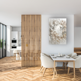 Glas schilderij butterflies circle